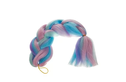 Păr sintetic ombre împletituri pentru păr violet-albastre