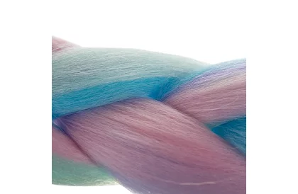 Păr sintetic ombre împletituri pentru păr violet-albastre