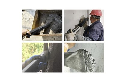 Pompa manuală pentru materiale de construcție + 4 duze