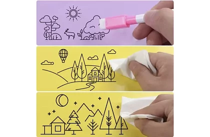 Markere de descriere ștergibile - set de 16 bucăți