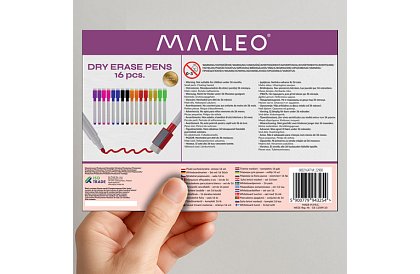 Markere de descriere ștergibile - set de 16 bucăți