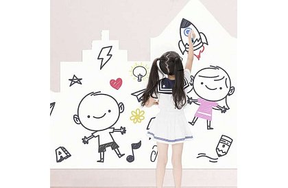 Marker de șters - 12 buc - 6 culori