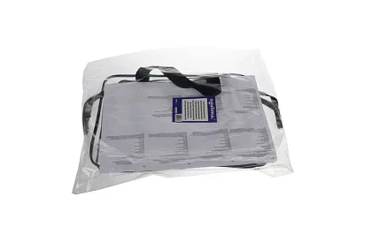 Pungi cosmetice transparente – set de 3 bucăți