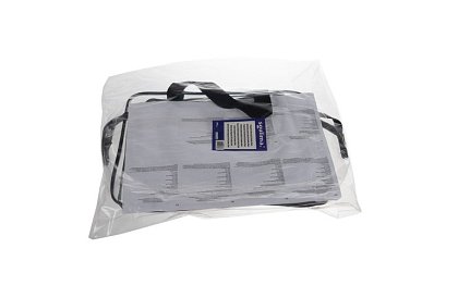 Pungi cosmetice transparente – set de 3 bucăți