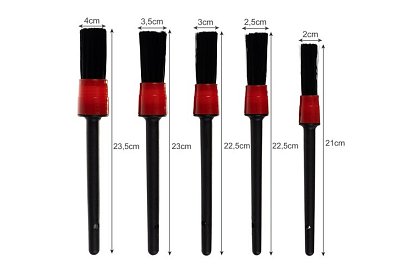 Perii de detailing – set de 5 bucăți