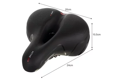 Scaun de bicicletă ACTIVE cu ventilație și husă impermeabilă