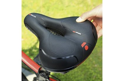 Scaun de bicicletă ACTIVE cu ventilație și husă impermeabilă