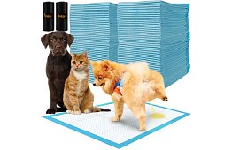 Saltele higienice absorbante 100 buc – 60x40 cm + pungi pentru excremente