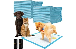 Saltele higienice absorbante 50 buc – 60x60 cm + pungi pentru excremente