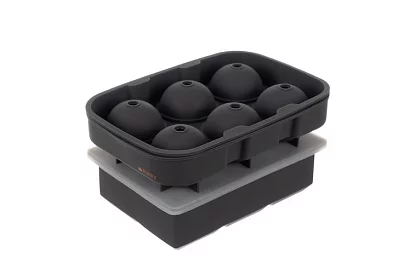 2 forme de silicon pentru gheață - bile și cuburi XXL