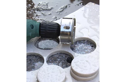 Burghie diamantate - set de 10 dimensiuni