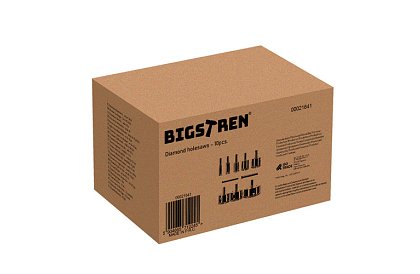 Burghie diamantate - set de 10 dimensiuni