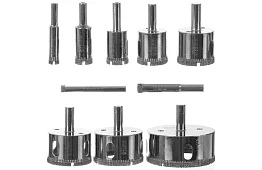 Burghie diamantate - set de 10 dimensiuni