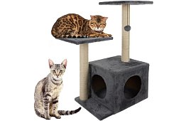 Griă de zgâriat pentru pisici - 71 x 44 x 34 cm