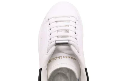 Șireturi elastice pentru pantofi - fără legare - albe