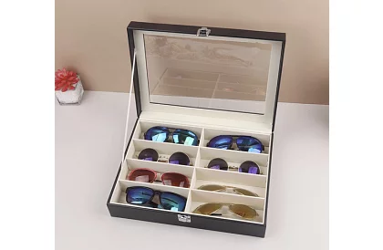 Organizator de ochelari cu 8 compartimente