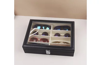 Organizator de ochelari cu 8 compartimente