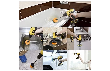 Set de perii pentru bormasina – curățare și lustruire – 22 buc.