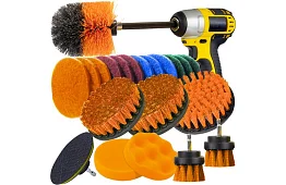 Set de perii pentru bormasina – curățare și lustruire – 22 buc.