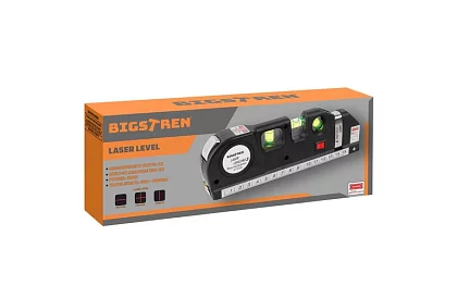 Nivelă laser cu bandă retractabilă – 250 cm