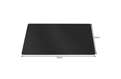 Protecție pentru podea sub scaun - 100 × 140 cm - negru