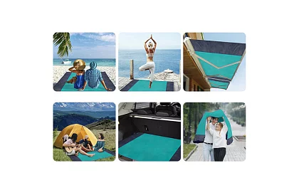 Saltea de plajă și picnic - 208x208cm