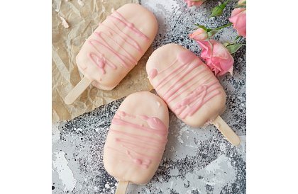 Formă din silicon pentru înghețate + 50 de bețe