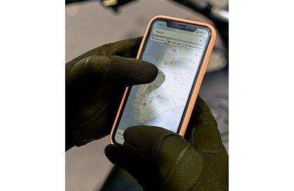 Mănuși tactice cu touchscreen - mărimea L - khaki