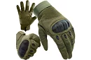 Mănuși tactice cu touchscreen - mărimea L - khaki