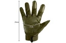 Mănuși tactice cu touchscreen - mărimea L - khaki