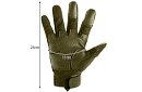 Mănuși tactice cu touchscreen - mărimea L - khaki