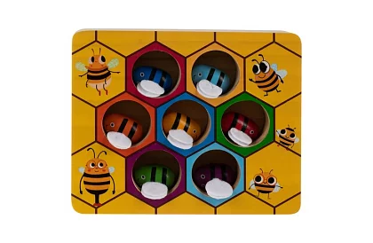 Prinde albinuta – joc educativ din lemn