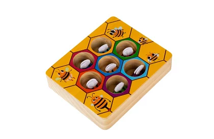 Prinde albinuta – joc educativ din lemn
