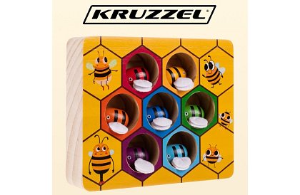 Prinde albinuta – joc educativ din lemn