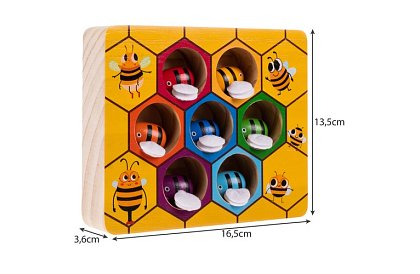 Prinde albinuta – joc educativ din lemn