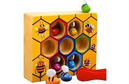 Prinde albinuta – joc educativ din lemn