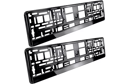 Cadru sub numărul de înmatriculare – negru – 2 bucăți