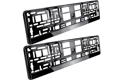 Cadru sub numărul de înmatriculare – negru – 2 bucăți