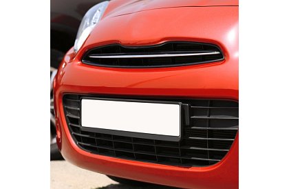 Cadru sub numărul de înmatriculare – negru – 2 bucăți