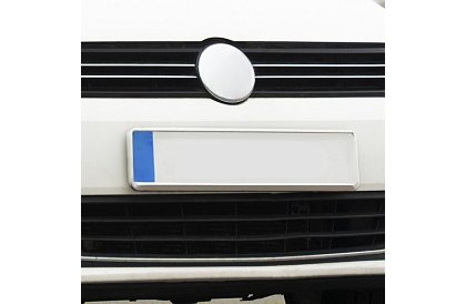 Cadru sub numărul de înmatriculare – argintiu – 2 bucăți