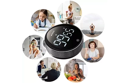 LCD cronometru de bucătărie cu magnet