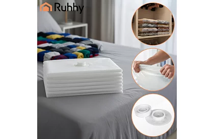 Set de saci vacuum 50x70 cm – 10 buc + aspirator de aer