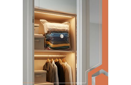 Set de saci vacuum 50x70 cm – 10 buc + aspirator de aer