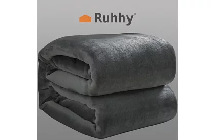 Pătură moale, caldă și groasă 200x160 cm - gri