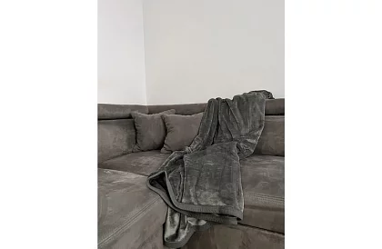 Pătură moale, caldă și groasă 200x160 cm - gri
