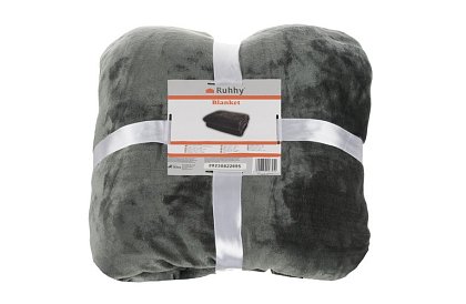 Pătură moale, caldă și groasă 200x160 cm - gri