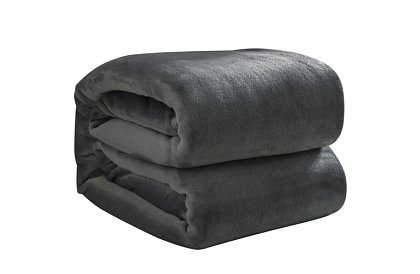 Pătură moale, caldă și groasă 200x160 cm - gri