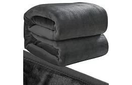 Pătură moale, caldă și groasă 200x160 cm - gri