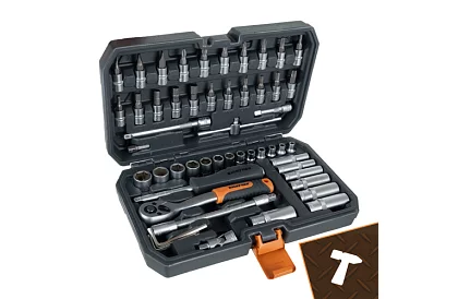 Set de unelte Gola în 56 de piese în cutie