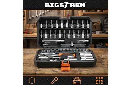 Set de unelte Gola în 56 de piese în cutie